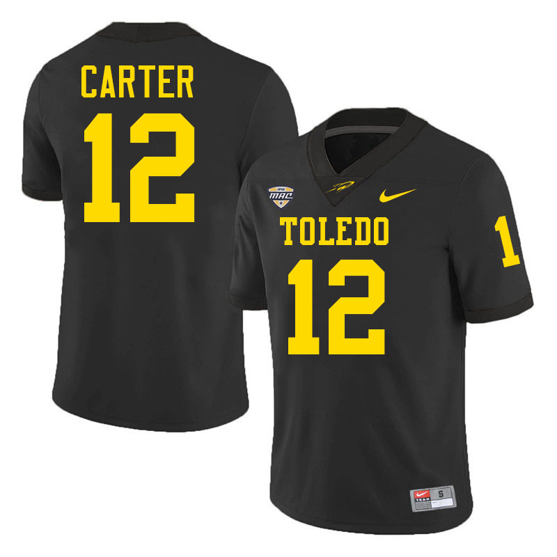 Esean Carter Toledo Jersey,Toledo Rockets College Football Jersey Youth College-Black